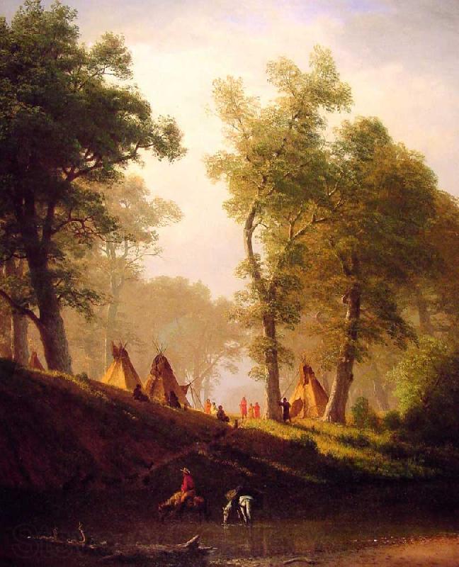 Albert Bierstadt The Wolf River Germany oil painting art